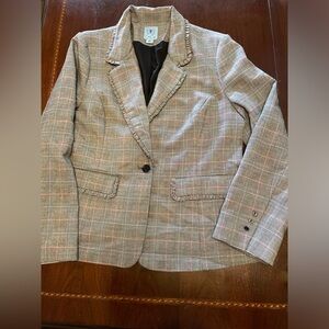 CeCe Black Plaid with White and Grey, size 12